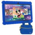 Contixo 7 inch Kids Tablet - V8 Tablet for Kids and Tablet Sleeve Bag Bundle Toddler Tablet with Teacher Approved Learning Games 32GB Android 11 Camera WiFi Parental Control Dark Blue
