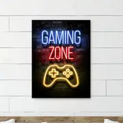 Gamer Quotes Canvas Poster for Modern Room Decor (No Frame)