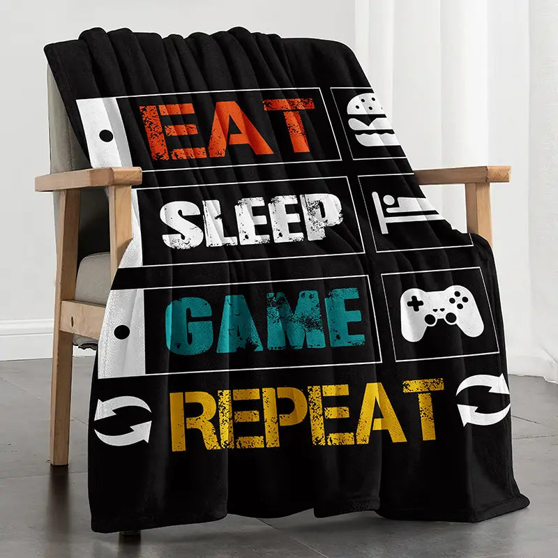 Gamer Blanket - Cozy Flannel Bedding for Couch