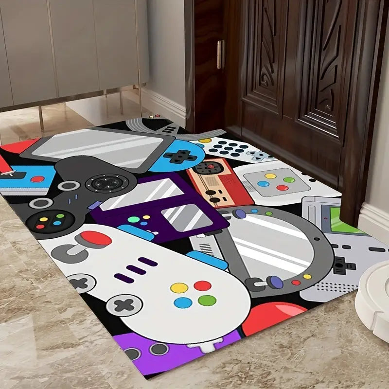 Gamer Area Rug - Non-Slip Soft Indoor Floor Mat