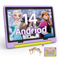 HiGrace Kids Tablet Tablet for Kids with 10 inch Android 14 Tablet Octa-Core 8GB RAM + 64GB ROM/1 TB Expansion Children Tablet with Parent Control with Protective Case - Pink