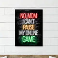 Gamer Quotes Canvas Poster for Modern Room Decor (No Frame)