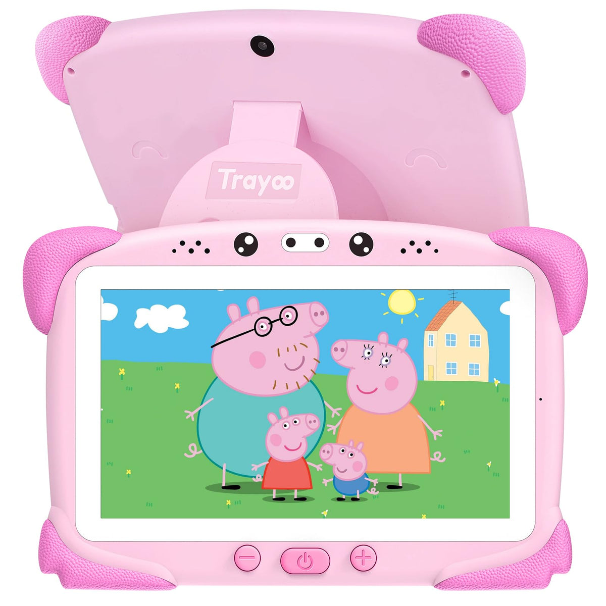 Kids Tablet 7 Toddler Tablet for Kids 32GB Tablet for Toddler Learning Children Tablet with WiFi Camera IPS Screen Parent Controls Pre-Installed Apps for Boys Girl(Roser)