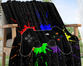 Gamer Blanket - Cozy Flannel Bedding for Couch