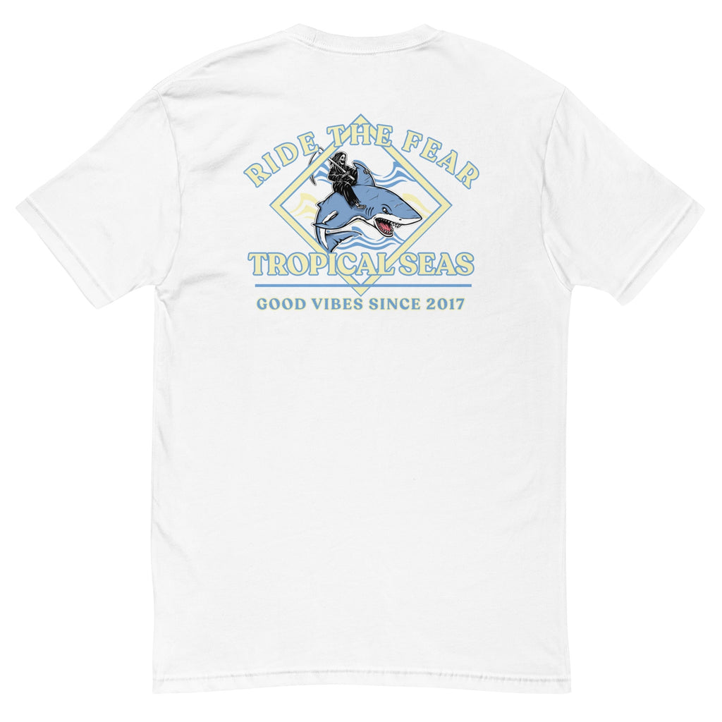 Men's Ride the Fear Shark T-shirt