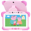 Kids Tablet 7 Toddler Tablet for Kids 32GB Tablet for Toddler Learning Children Tablet with WiFi Camera IPS Screen Parent Controls Pre-Installed Apps for Boys Girl(Roser)