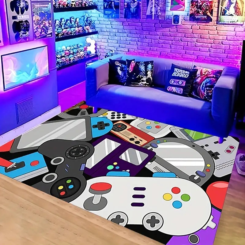 Gamer Area Rug - Non-Slip Soft Indoor Floor Mat