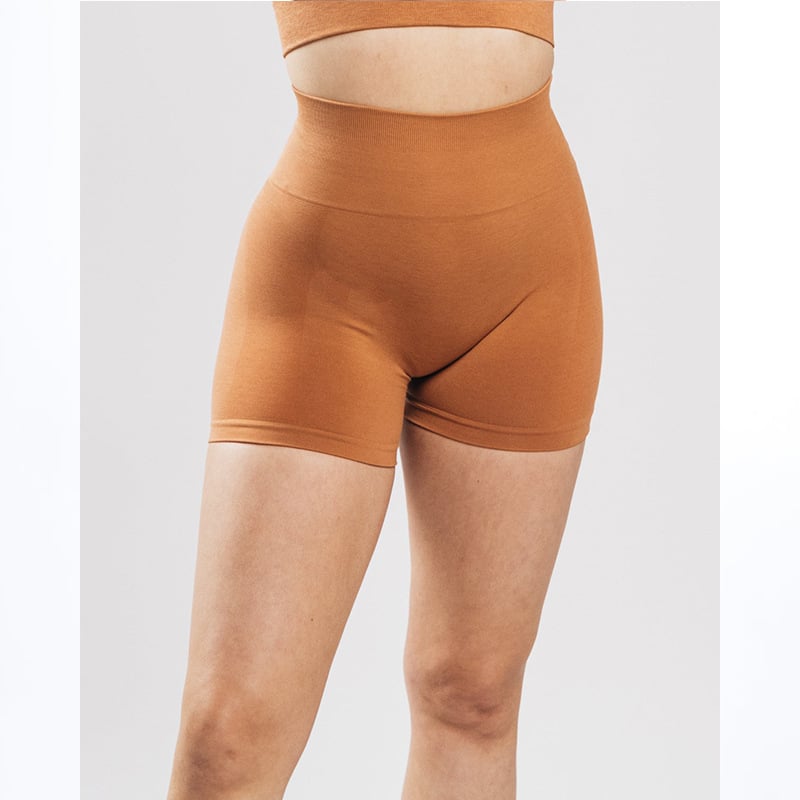 High Waist Elastic Fitness Shorts for Sports and Gym